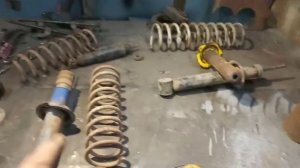 амортизатор на самодельную детскую багги, из задней с?