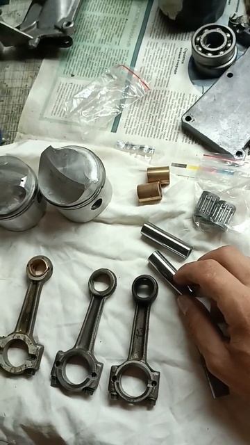 Замена втулок шатунов лодочного мотора Ветерок 12. Осо? смотреть онлайн