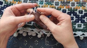 Ажурные колготки спицами МК. Часть 1