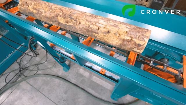 Линия Раскряжевки бревна Cronver RB 1250 смотреть онлайн