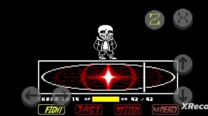 санс 1 фаза ,, Undertale Last Breath"