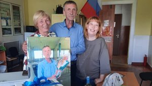 Поздравляем нашего учителя по ПДД