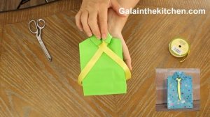 Как сделать рубашку с галстуком из подарочного пакета