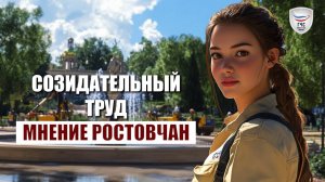 Мнение ростовчан о созидательном труде