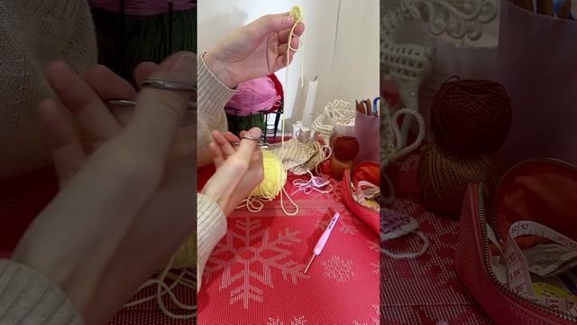 Пряничный домик крючком | Уютное зимнее вязание ✨❄️