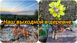 ВЕРНУЛАСЬ С "ЕВРОПЫ" 😀👍 И СРАЗУ В ДЕРЕВНЮ 🏡 НАШИ ВЫХОДНЫЕ 🤗