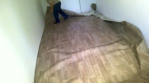 Укладка линолеума = от А до Я. ГЛАВНОЕ- правильно раскатать.