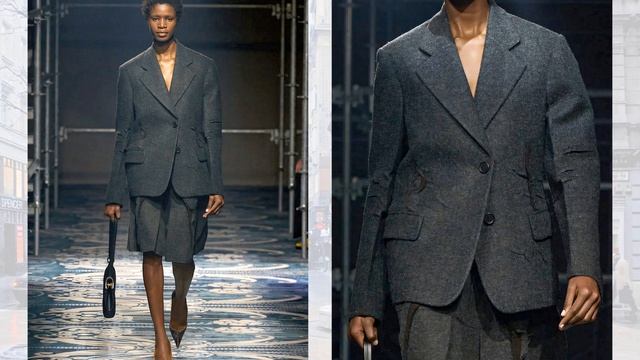 Prada мода осень 2025 зима 2026 в Милане | Стильная одежда и а?