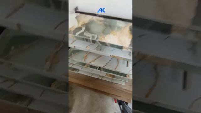 Ступени и подоконники из керамогранита #tile #лестница #? смотреть онлайн