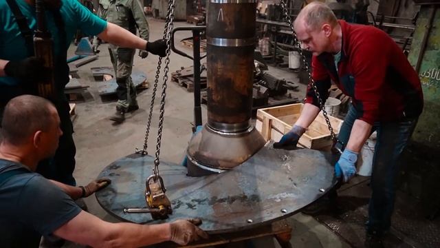 Станок для гибки витков шнека ГП-100Т. Запуска производ?