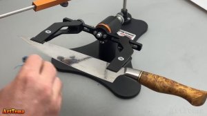 Как правильно точить кухонный нож из дамасской стали ?