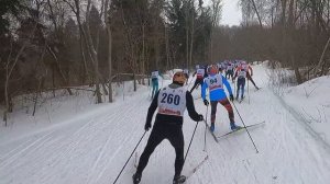 Тест GoPro Hero 9, съемка с головного крепления. Лыжный марафон "Александровская слобода".