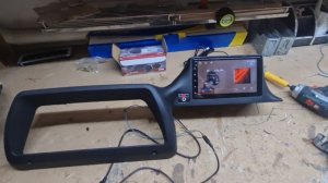 козырек нива 21214 под магнитолу 7 дюймов