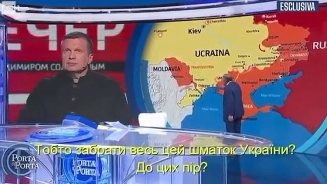 Разнос Соловьева на итальянском телевидении.