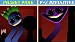 Невероятный Sprunki Phase 3 Pokesprunki против Sprunki-Definitive-Phase-3_ разница