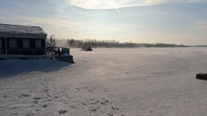 Самара-Рождествено переправа на воздушной подушке.