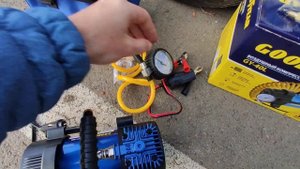 Компрессор автомобильный Goodyear GY-40L 40 л/мин состав комп?