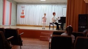 выступаю на экзамене.