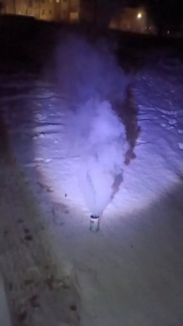 тест самодельной дымовой шашки (видео 2/2). смотреть онлайн