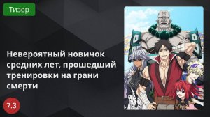 Невероятный новичок средних лет, прошедший тренировки на грани смерти 2024 - Тизер