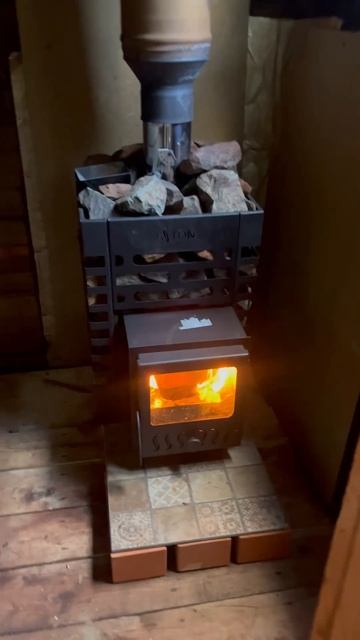 Тест новой печки в баню 🧖 Астон 12 )) смотреть онлайн