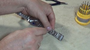 Как укоротить браслет на часах (часы CASIO). How to Resize / Adjust a Watch Band.