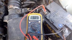 проверка генератора автомобиля Мультиметром очень пр