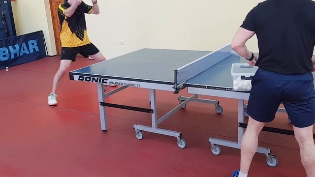 #16 23/02 Юра топспин по подрезке слева смотреть онлайн