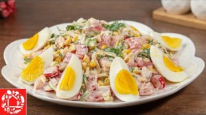 Простой и красивый салат
