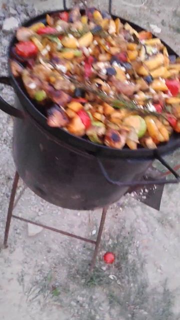 печь для казана из старой кастрюли сковорода из диска смотреть онлайн