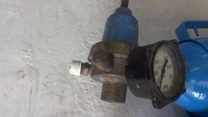 Самодельный двухсекционный кислородный баллон