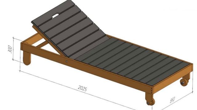 Деревянный шезлонг своими руками по чертежам смотреть онлайн