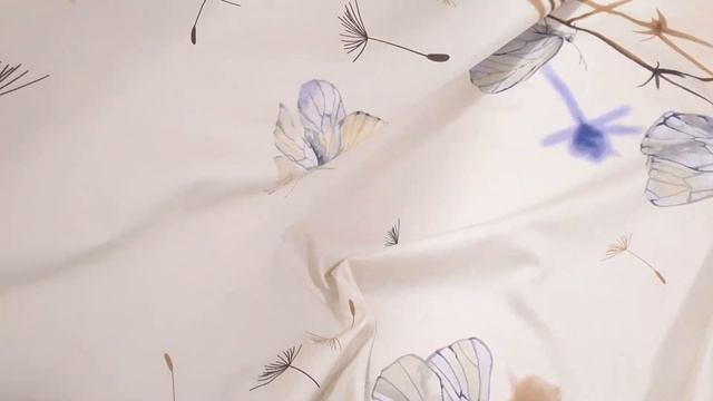 Ткань Сатин Твил 220 см набивной 115 гр рис 2207А основа смотреть онлайн