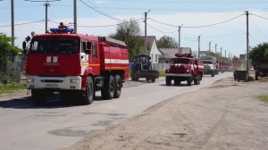 Проведение пожарно-тактического учения на нефтебазе г. Суровикино 2025 год.