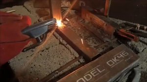 завариваем зазор 15мм с помощью электродов goodel мр3; ок46