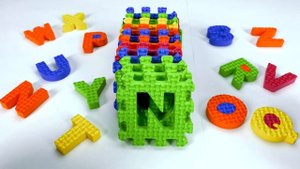 Мягкие Буквы-Пазл для Малышей. Английский Алфавит!