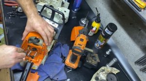 Полный ремонт бензопилы Stihl Ms 250 с заменой корпуса (ча?