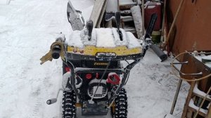 Снегоуборщик CHAMPION ST861E первые впечатления и всех с пра?