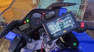 Видеорегистратор для мотоцикла Android Auto на HONDA VFR 800