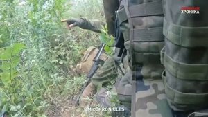 Кадры от Андрея Филатова, который вместе с бойцами 9-го