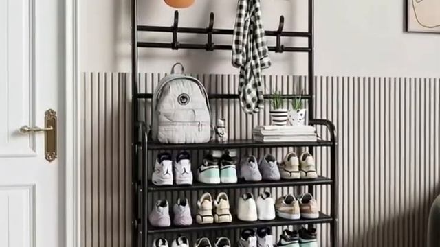 Этажерка для обуви Simple Lifestyle TM5-80, 80x26x168 см, черный смотреть онлайн