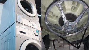 Профессиональная стирально-сушильная машина (колонна) Haier HCW12C + HCD12C