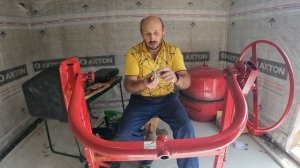Бетономешалка с редуктором. Финал.