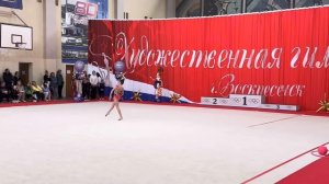 Упражнение с мячом | художественная гимнастика | сорев