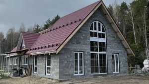 Пристрой из Арболита 2025