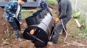 Самый маленький септик Диамант для одного-трёх человек