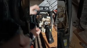 Бензопила Stihl MS 180 плохо заводится на холодную. Штиль 180