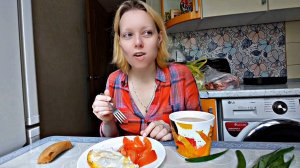 Яйца с сосисками или омлет 🍳 | Мукбанг