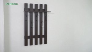 Панель настенная (вешалка) Лана 11 Венге