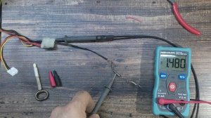 Самодельный паяльник  12в вольт от блока питания atx или